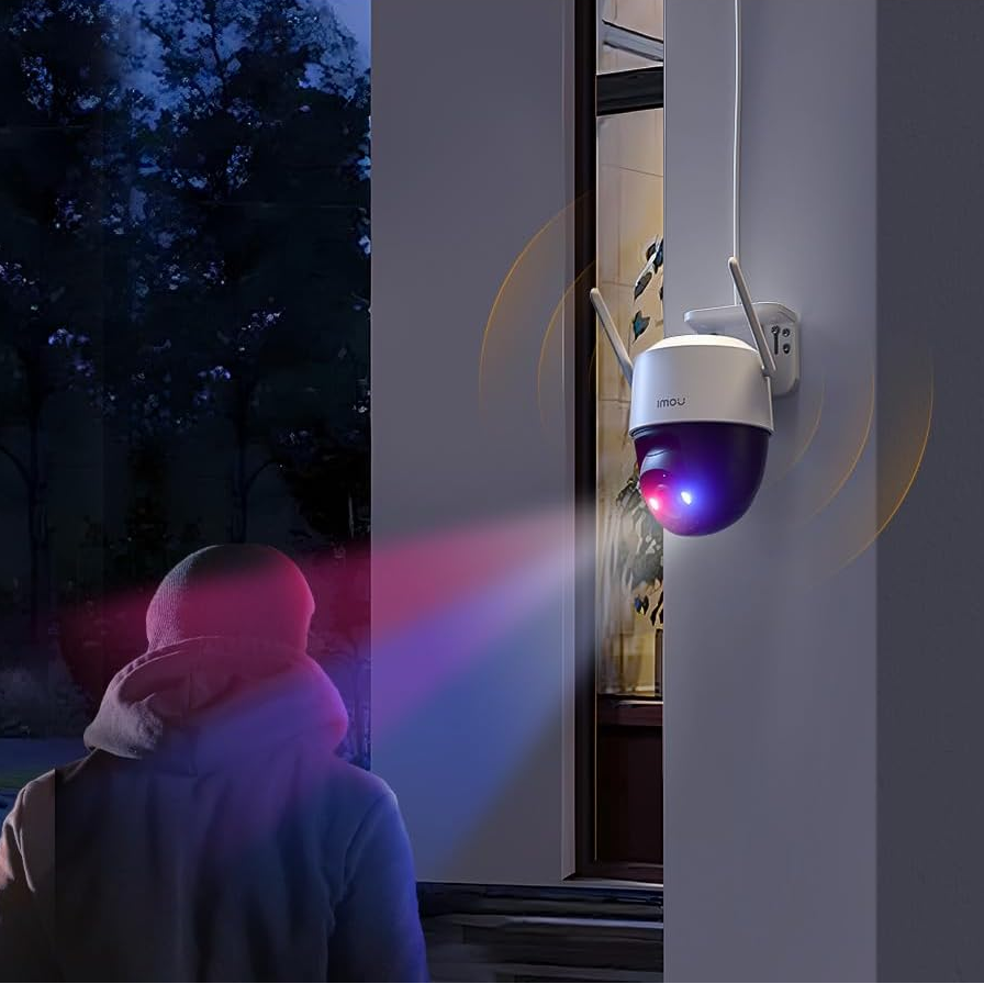 Wireless Dual Lens Outdoor Security Camera