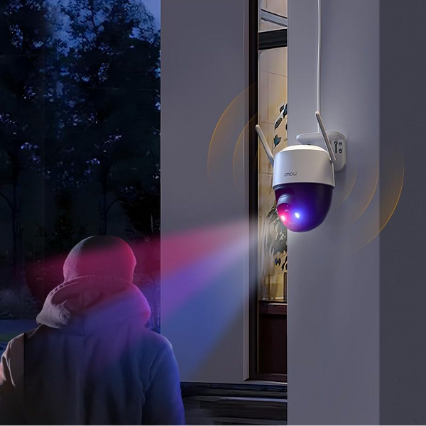 Wireless Dual Lens Outdoor Security Camera
