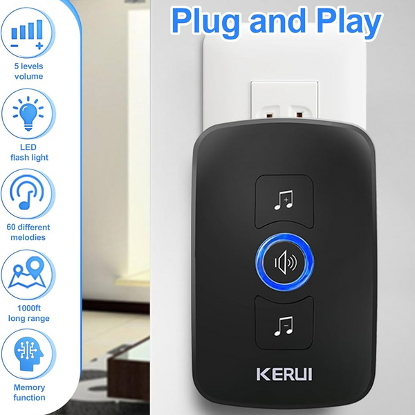 Wireless Security Alarm Doorbell