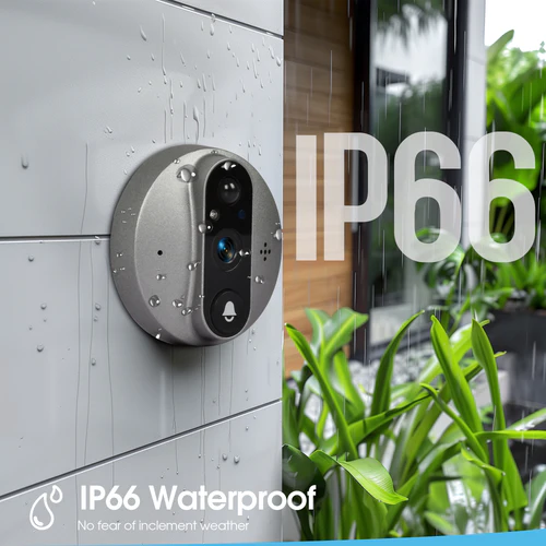 Smart Peephole Viewer Door Bell Camera