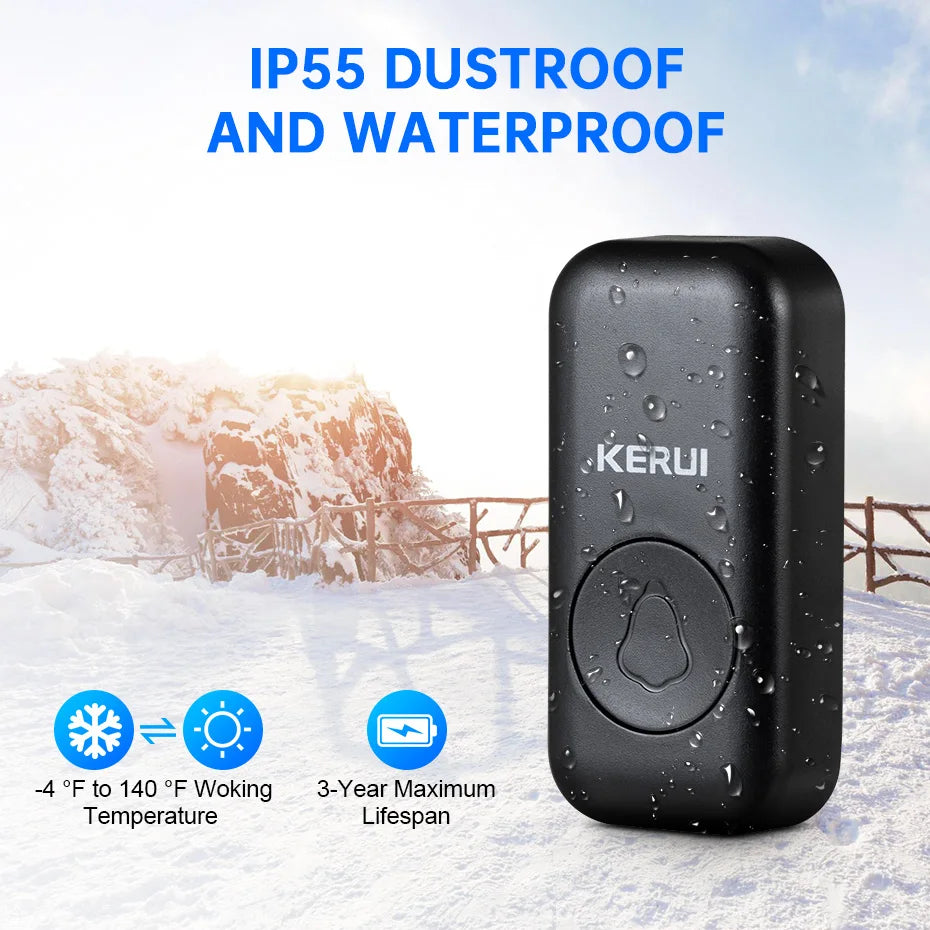 Wireless Security Alarm Doorbell