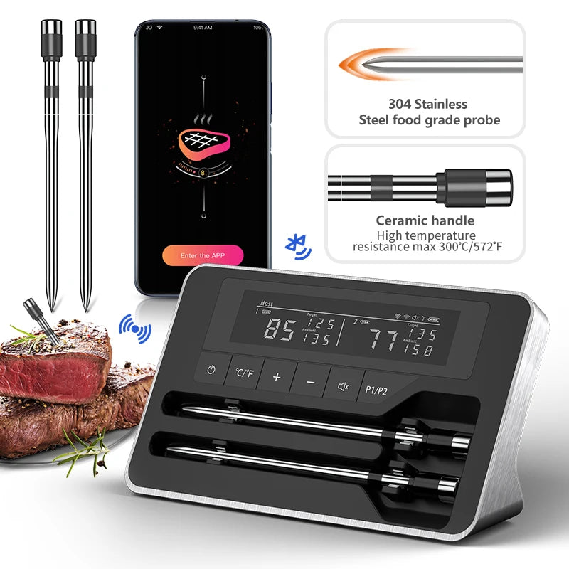 Smart Wireless Meat Thermometer