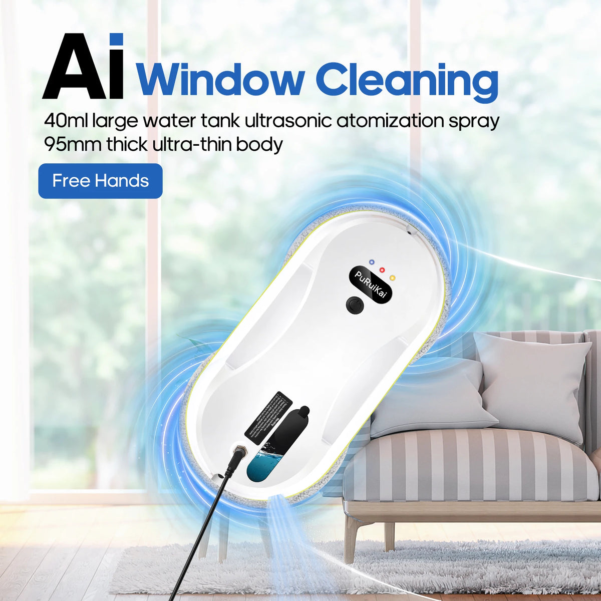 Smart Robot Glass Cleaner