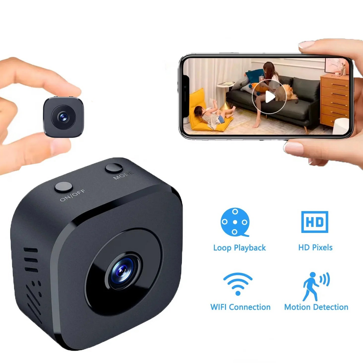 Mini Smart HD Night Vision Security Camera
