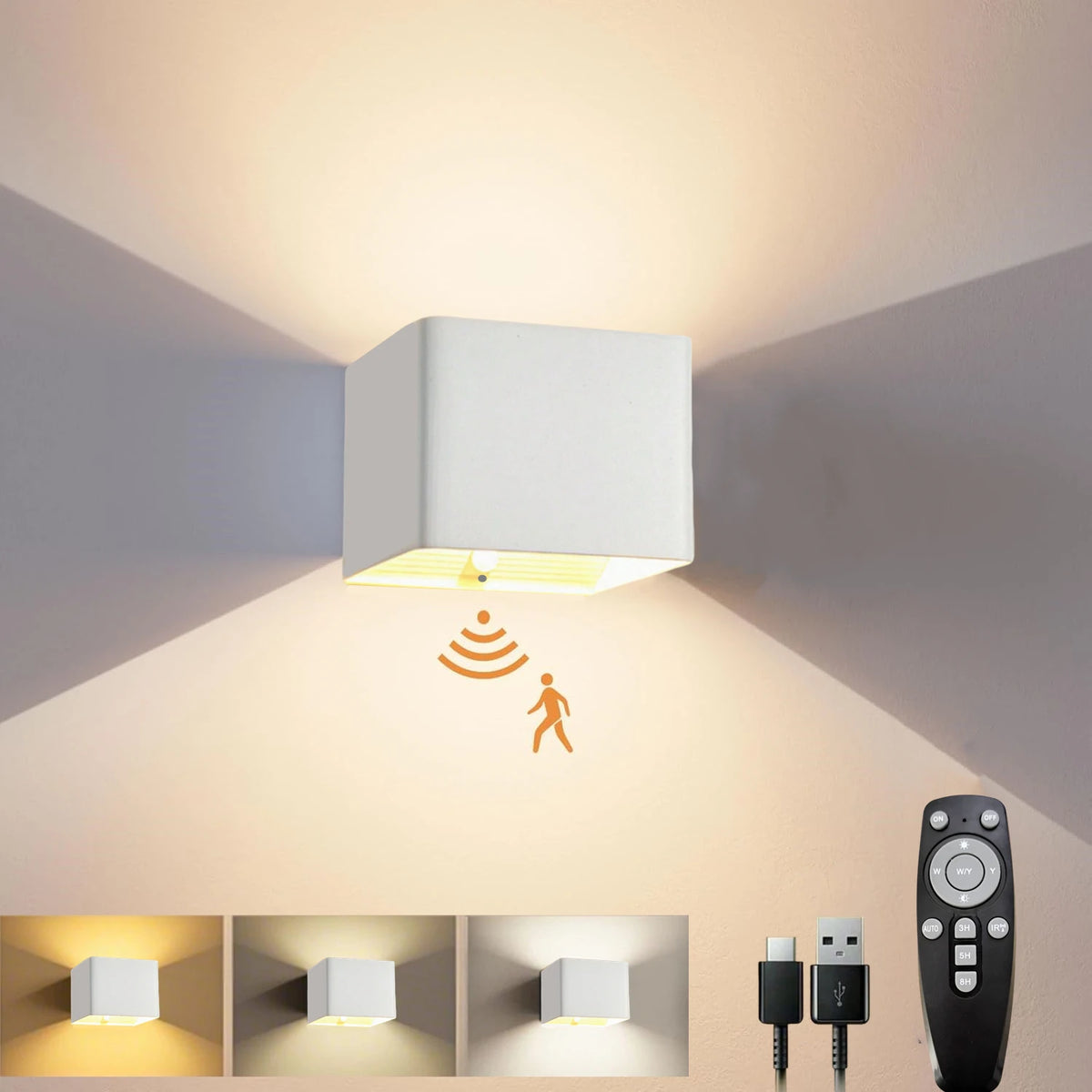 Wireless Motion Sensor Wall Light