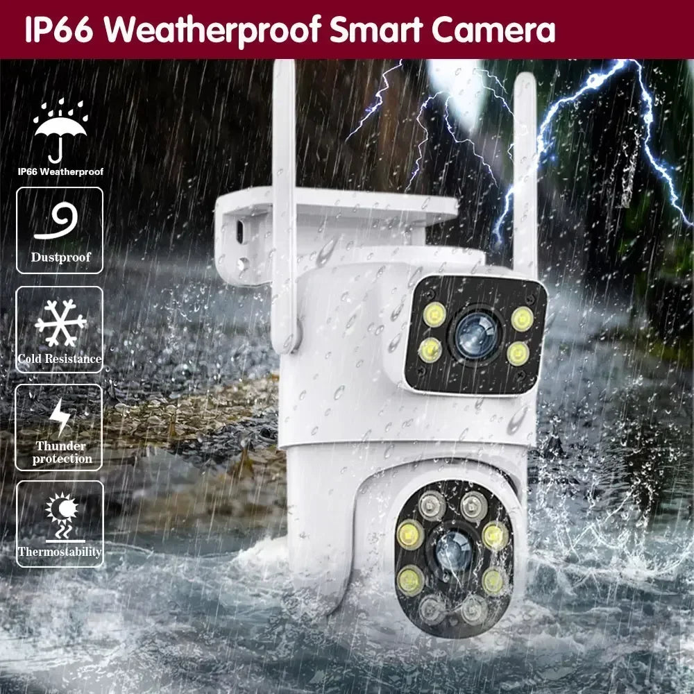 Dual Lens Wireless Security Camera