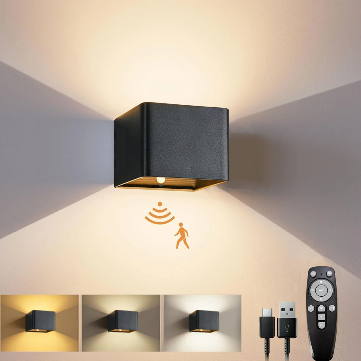 Wireless Motion Sensor Wall Light