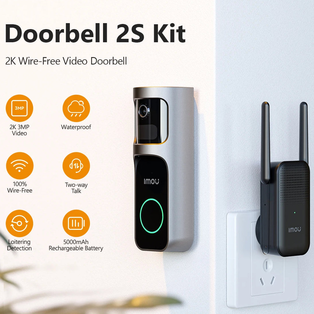 Human Detection Two-way Talk Doorbell
