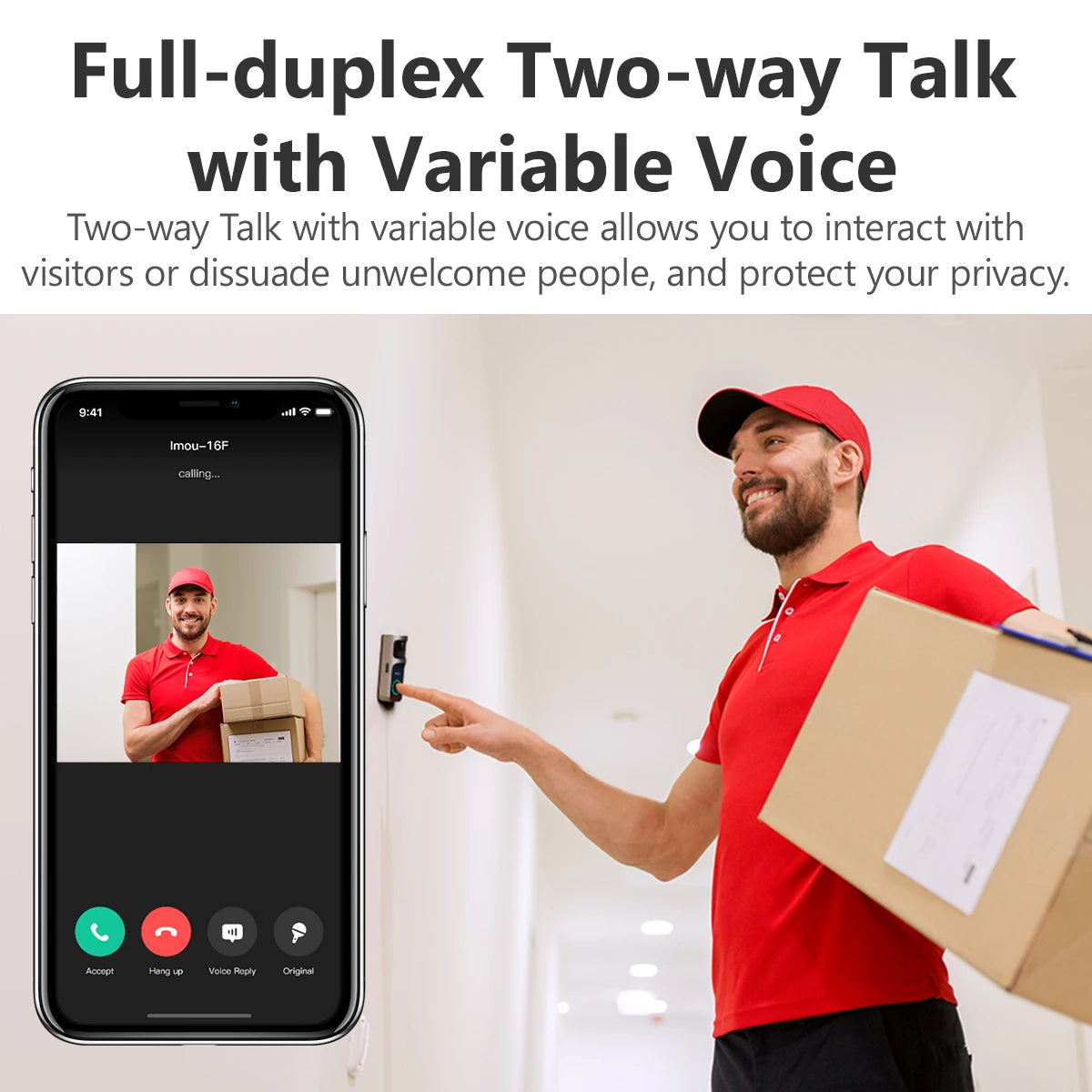 Human Detection Two-way Talk Doorbell