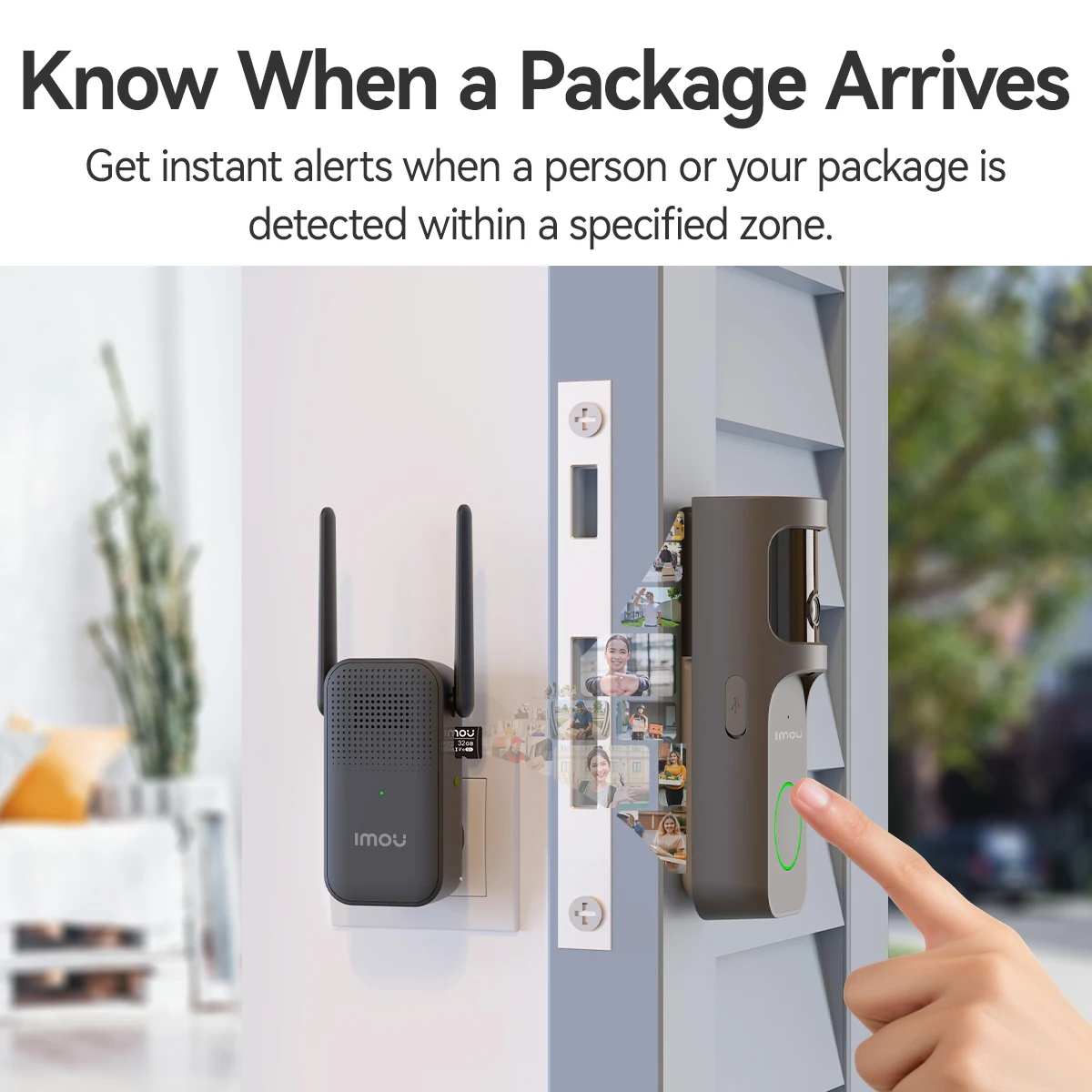 Human Detection Two-way Talk Doorbell