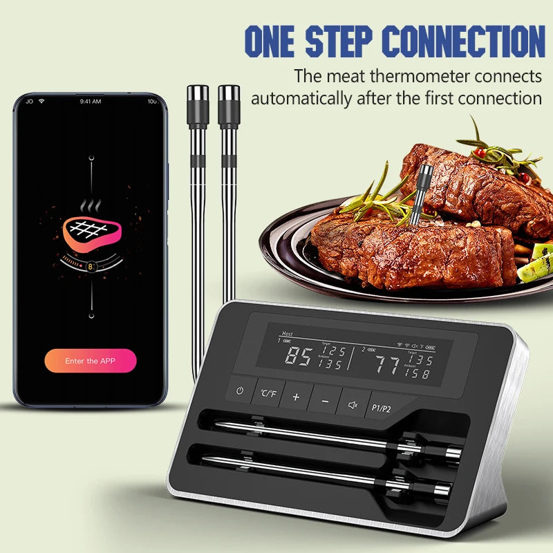Smart Wireless Meat Thermometer