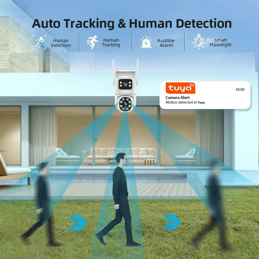Dual Lens Wireless Security Camera