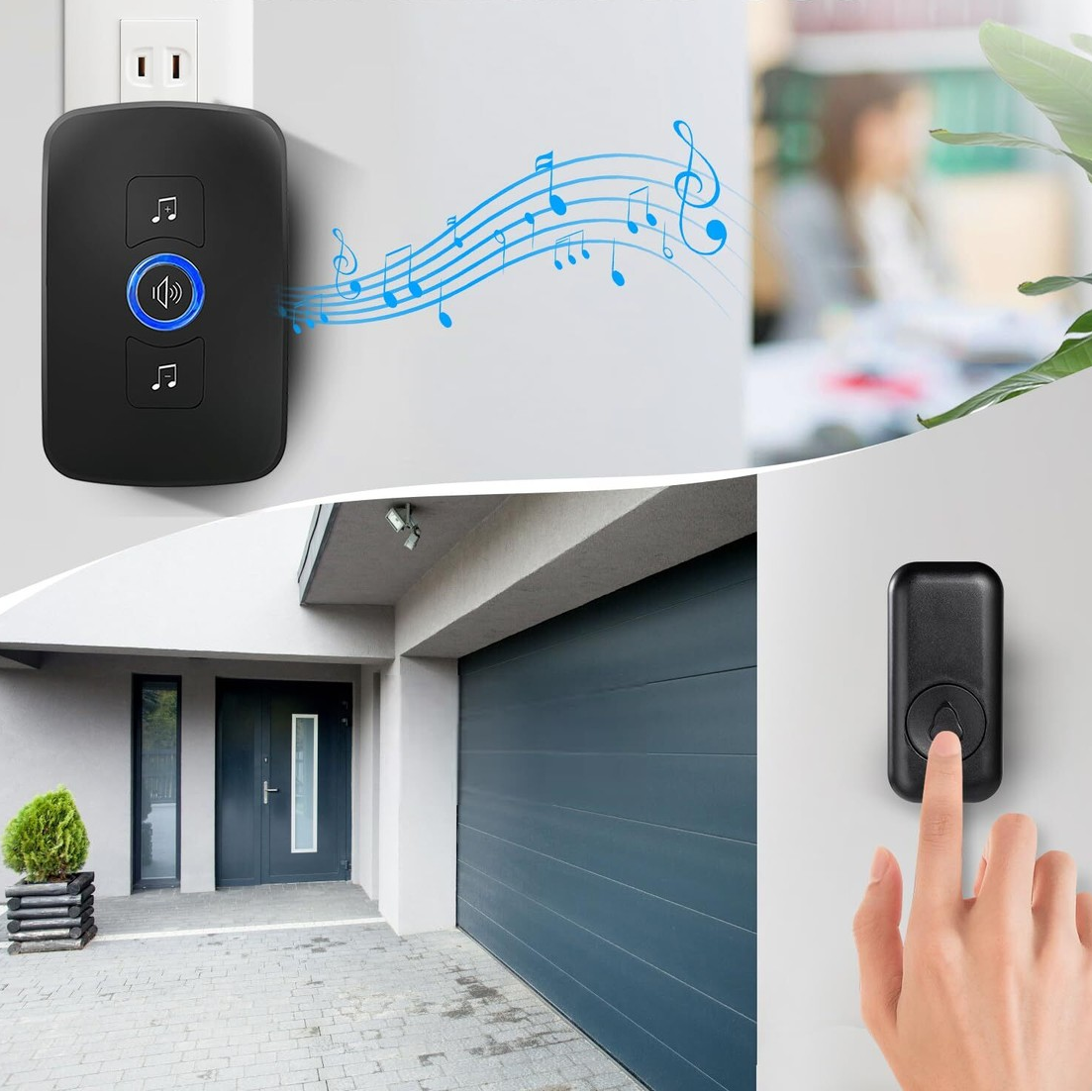 Wireless Security Alarm Doorbell